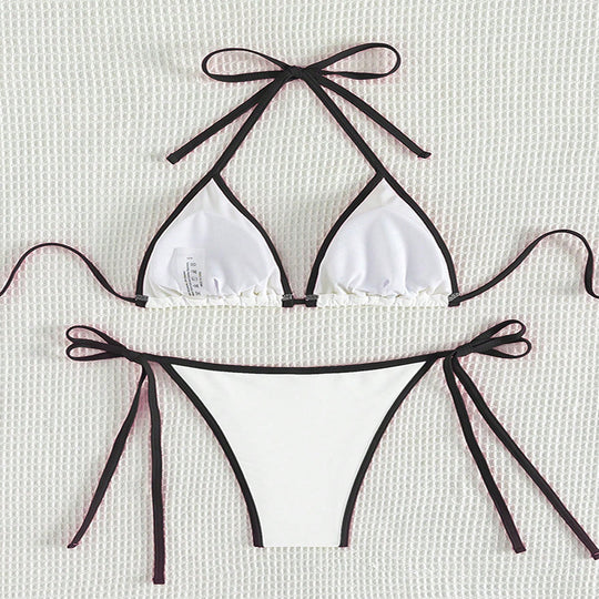 Damen Triangel-Bikini mit verstellbaren Bändern EB
