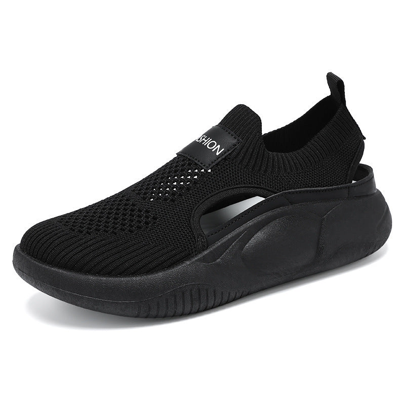 Damen Bequeme Slip-On Sneakers mit atmungsaktiver Mesh-Oberfläche und flexibler Sohle EB
