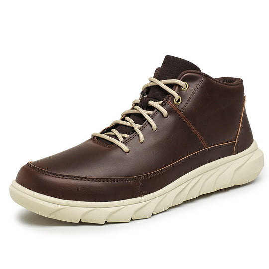 Herren Bequeme und modische Wanderstiefel mit hohem Kragen EB