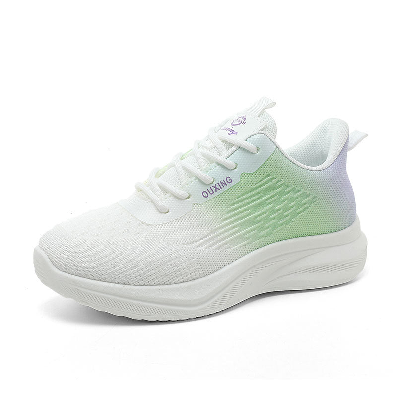 Damen Sportliche Sneakers mit atmungsaktiver Obermaterialstruktur und dämpfendem Laufprofil EB