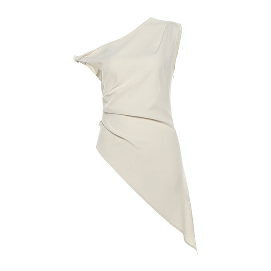 Damen asymmetrisches Wickeltop EB