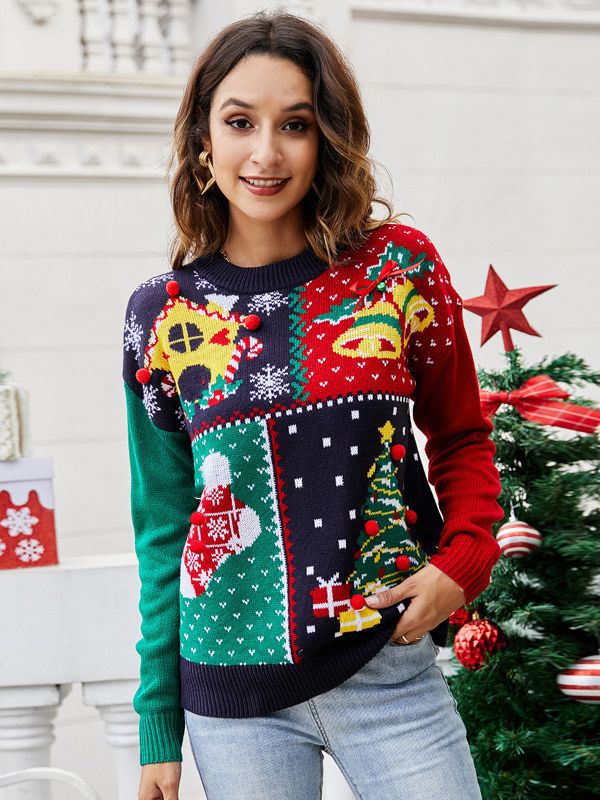 EB | Der Patchwork-Weihnachtspullover Herren