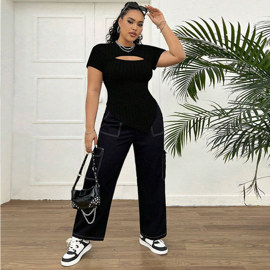 Damen schicke Bodys mit Auschnitt EB