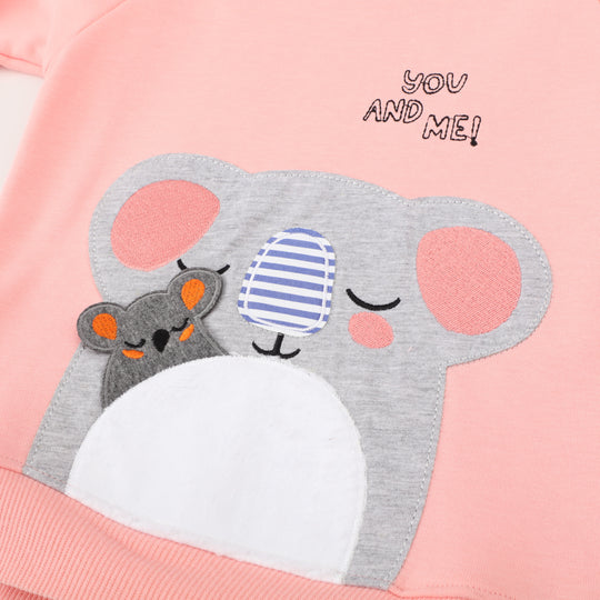 Mädchen Sweatshirt mit niedlichem Koala-Motiv EB