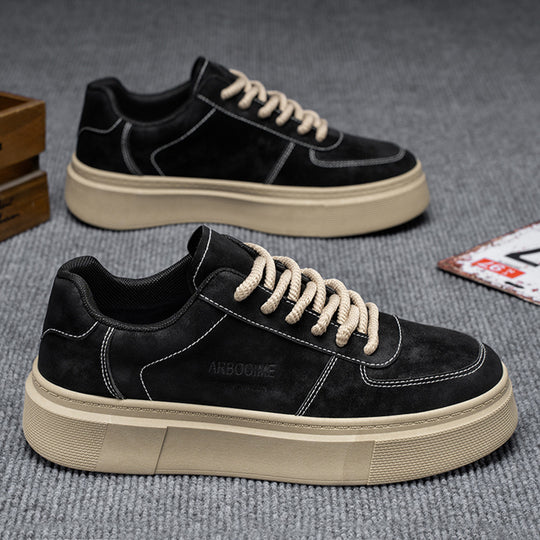 Damen luxuriöse Sneakers mit coolen Plateausohlen und robustem Obermaterial EB