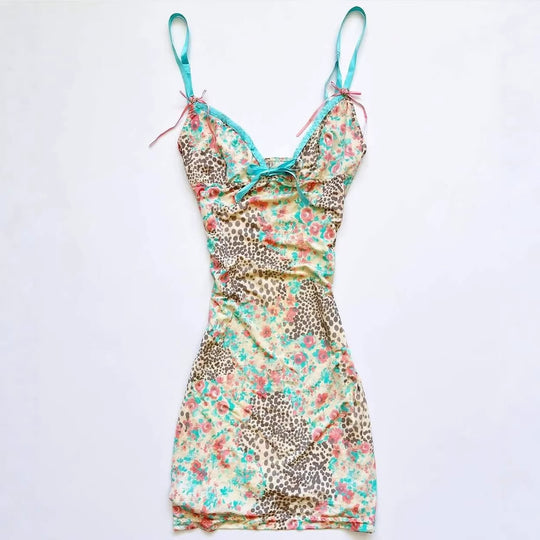Damen verführerisches Nachthemd im floralen Design EB