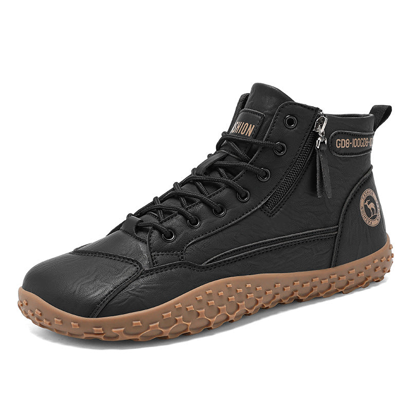 Damen Modische High-Top Stiefel mit rutschfester Sohle und atmungsaktiven Einsätzen EB
