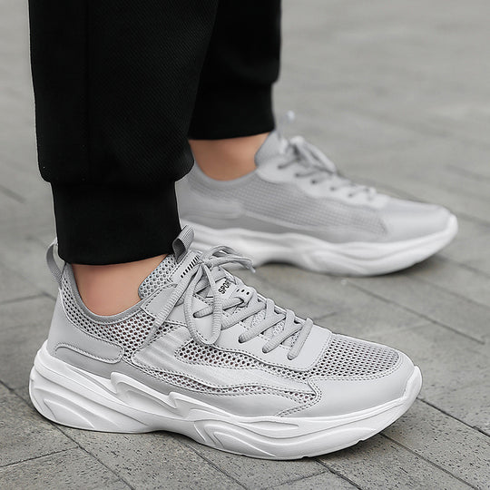 Damen Sportliche Sneakers mit atmungsaktiver Mesh-Oberfläche EB