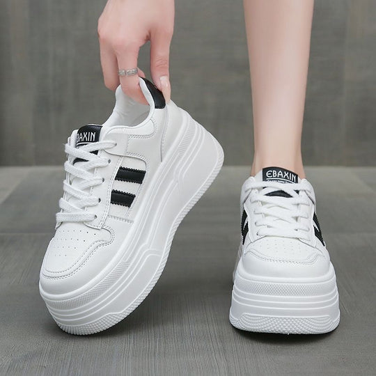 Damen Plattform-Sneaker mit modischem Design und hohem Komfort EB