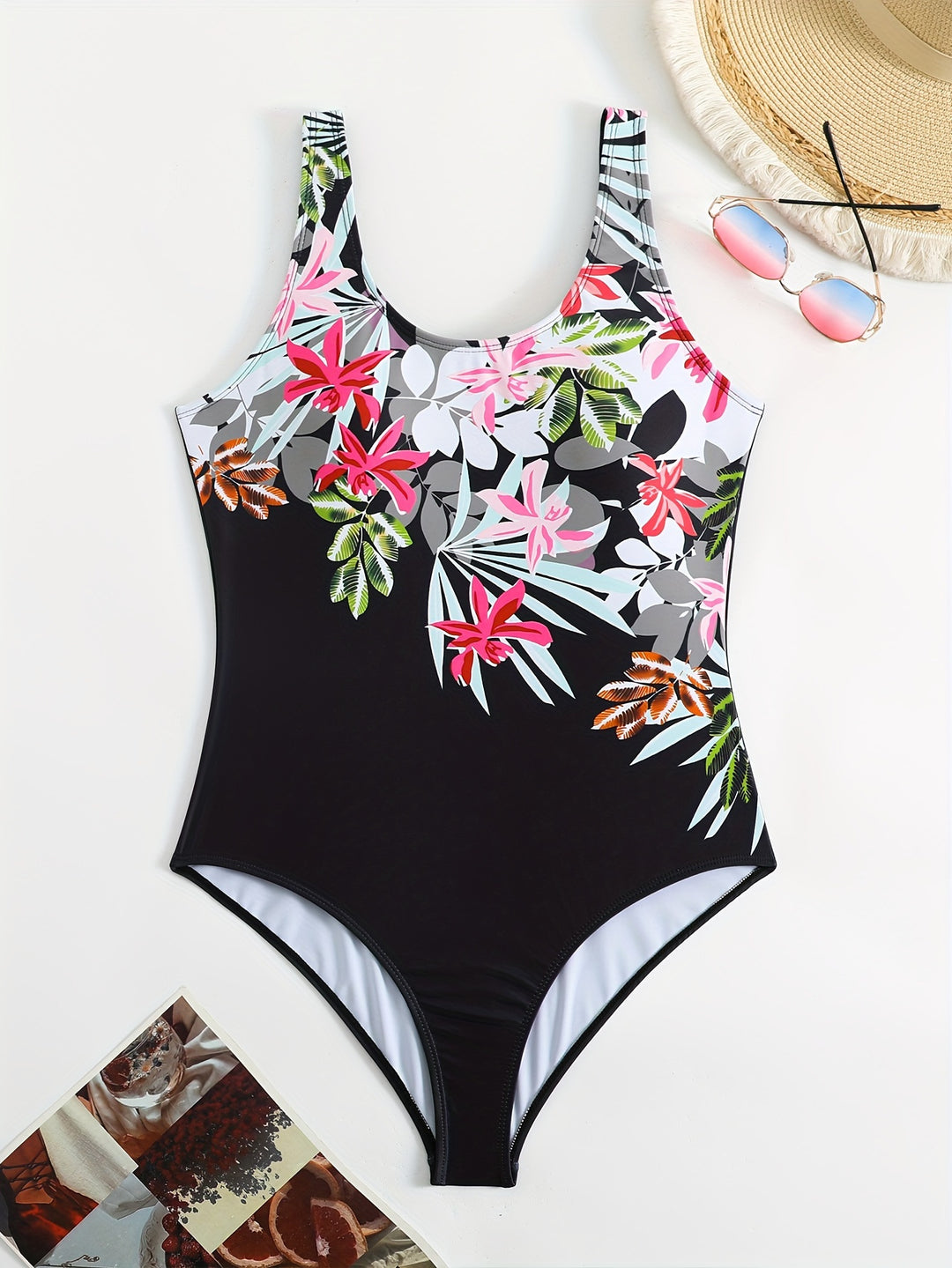 Damen Einteiler mit floralem Muster EB