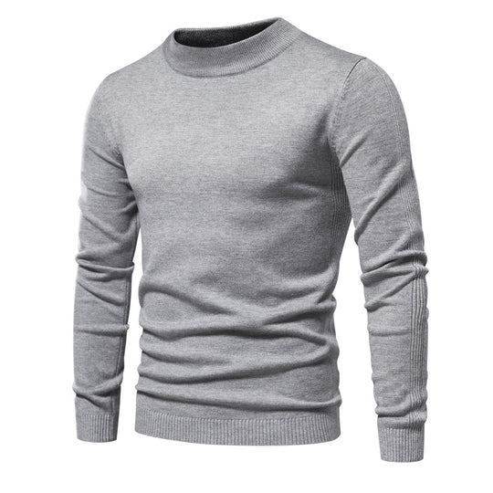 Herren Rollkragenpullover aus weichem Strickmaterial mit feiner Rippstruktur EB