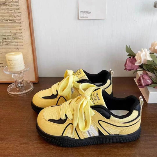 Damen Sportliche Sneakers mit atmungsaktiver Mesh-Oberfläche und rutschfester Sohle EB