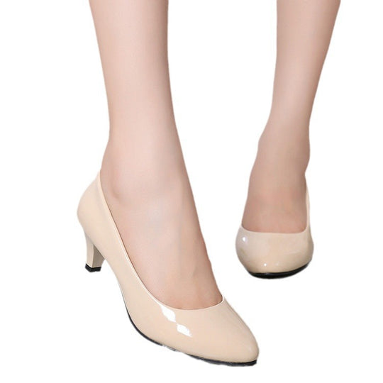 Damen klassische Pumps mit elegantem Absatz und modischem Design EB