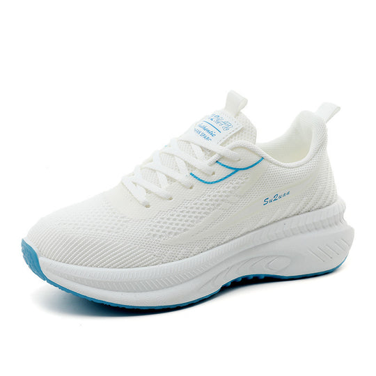 Damen Sportliche Sneakers mit atmungsaktivem Mesh-Obermaterial und dämpfendem Sohlenprofil EB