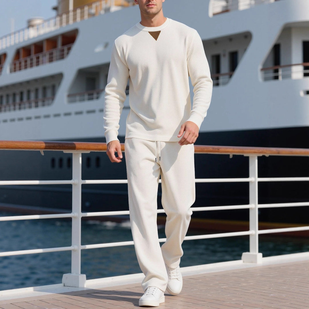 Herren lässiger Pullover und Jogginghose Set EB