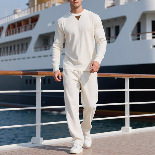 Herren lässiger Pullover und Jogginghose Set EB