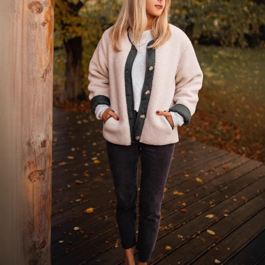 Damen Kuschelige und stylische Fleecejacke EB