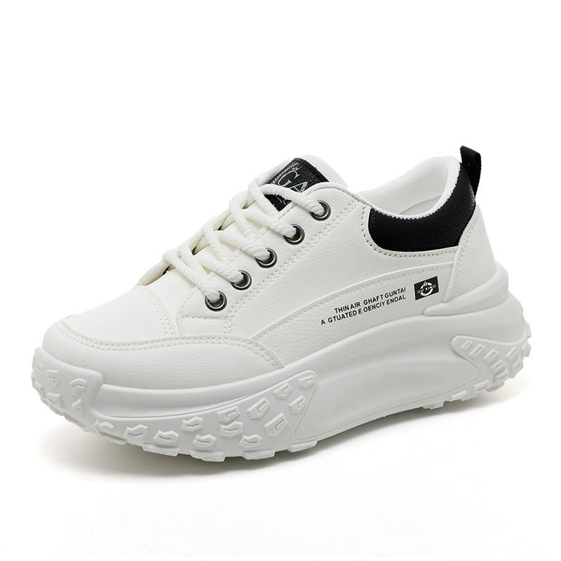 Damen modische Chunky Sneakers mit gepolsterter Sohle und stoßdämpfendem Design EB
