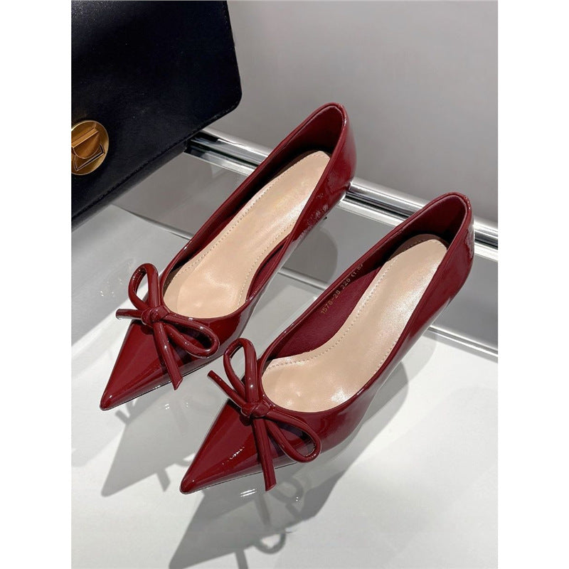 Damen High Heel Schuhe mit elegantem Schleifenakzent EB