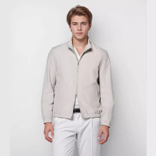 Herren leichte Übergangsjacke mit hohem Kragen EB