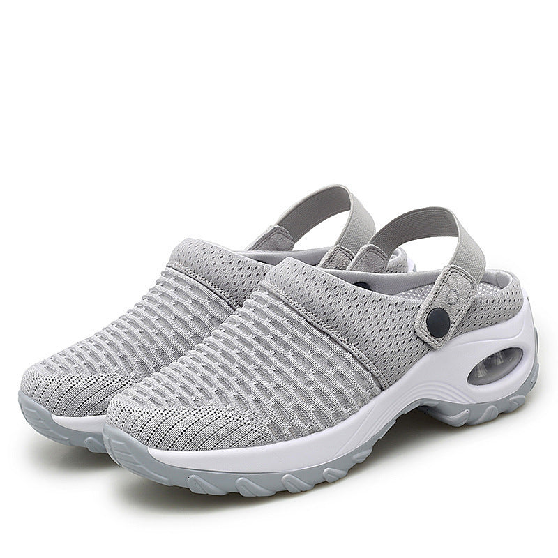 Unisex Atmungsaktive Mesh-Clogs mit verstellbarem Fersenriemen und rutschfester Sohle EB