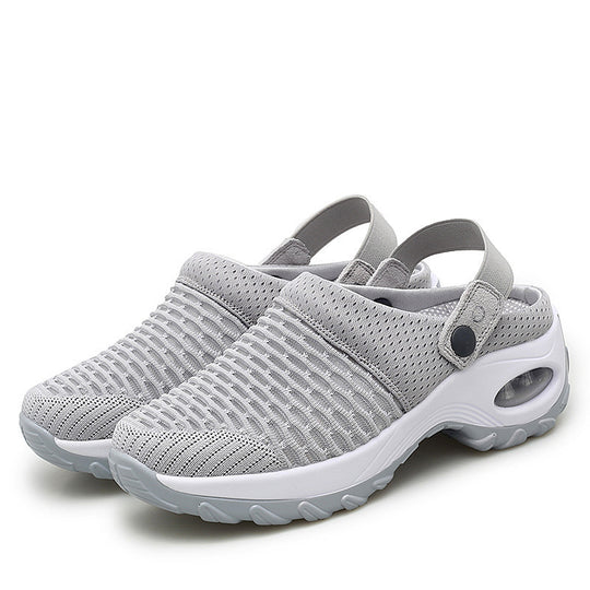 Unisex Atmungsaktive Mesh-Clogs mit verstellbarem Fersenriemen und rutschfester Sohle EB