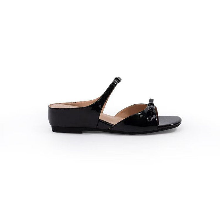 Damen elegante Sling-Pantoletten mit verstellbarem Riemen und komfortablem Fußbett EB