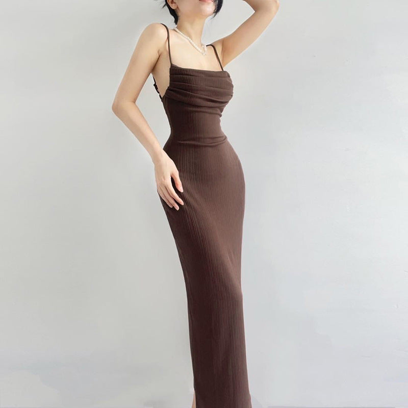 Damen Figurschmeichelndes Midi-Kleid mit dezentem Raffungseffekt EB