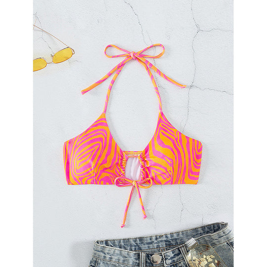 Damen Triangel-Bikinioberteil mit Knotendesign EB