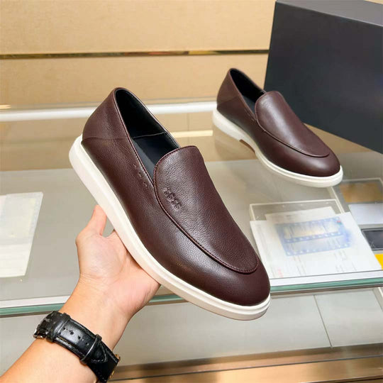 Damen Mokassin-Sneaker mit hochwertiger Lederausstattung und rutschfester Sohle EB