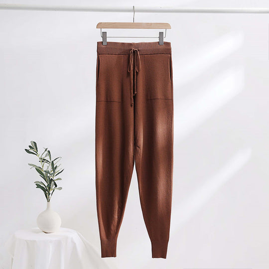 Damen bequeme und stilvolle Strickhose EB