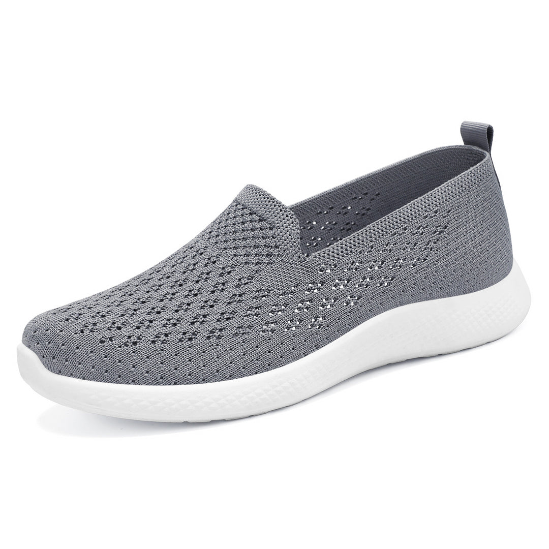 Damen Atmungsaktive Slip-On Schuhe mit flexibler Sohle EB