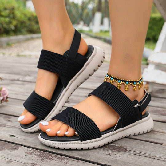 Damen Sportliche Sandalen mit verstellbaren Riemen und rutschfester Sohle EB
