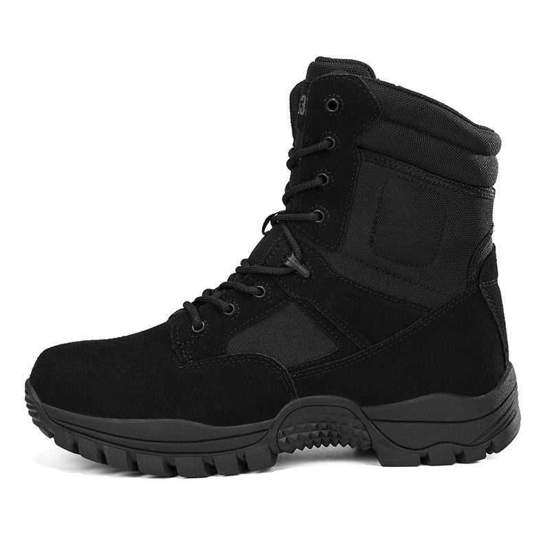Herren Militärische Einsatzstiefel mit rutschfester Sohle und atmungsaktivem Obermaterial EB