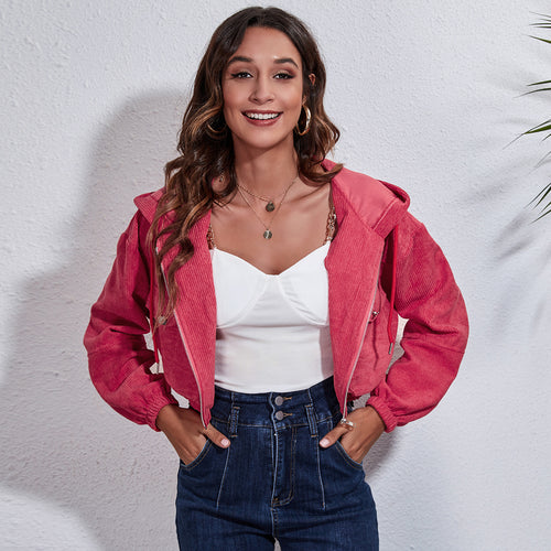 Damen Kurzjacke mit lässigem Schnitt und praktischen Brusttaschen EB