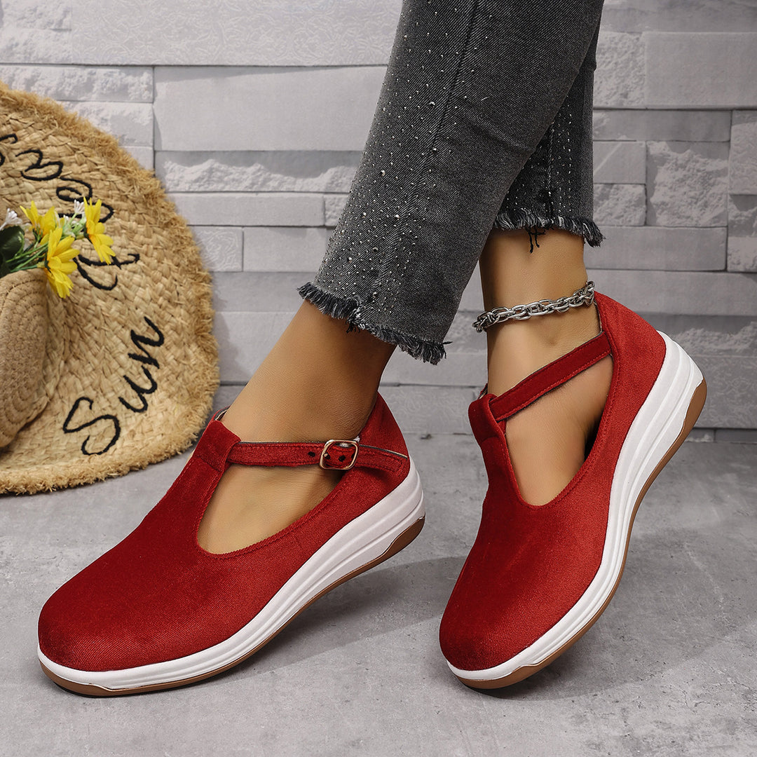 Damen Komfortable Slingback-Sandalen mit verstellbarem Riemen EB