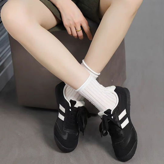 Damen Sportliche Sneaker mit atmungsaktiver Sohle und rutschfester Gummisohle EB
