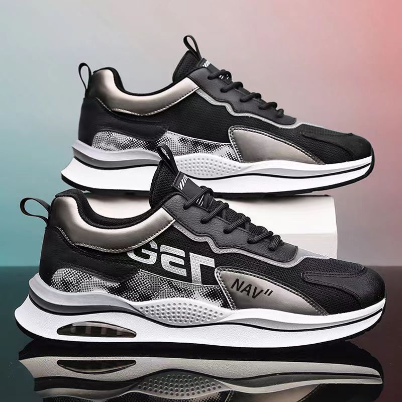 Damen Sportliche Sneakers mit Luftpolster und atmungsaktivem Obermaterial EB