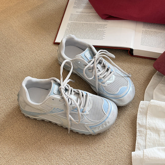 Damen Sportliche Freizeitschuhe mit atmungsaktivem Obermaterial und stoßdämpfender Sohle EB