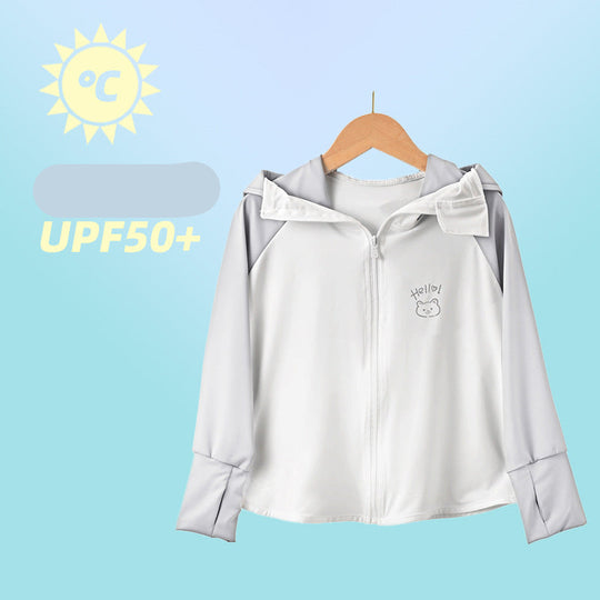 Damen Leichte Sportjacke mit Kapuze und verspieltem Tierdesign EB