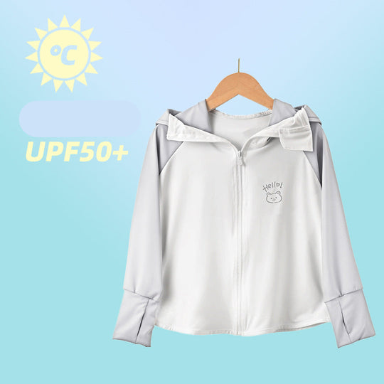 Damen leichte UV-Schutzjacke mit Kapuze EB