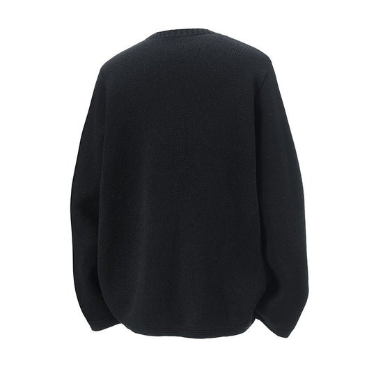 Damen Strickjacke mit hohem Kragen und dezenten Knopfdetails EB