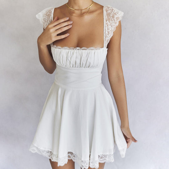 Damen Minikleid im romantischen Design EB