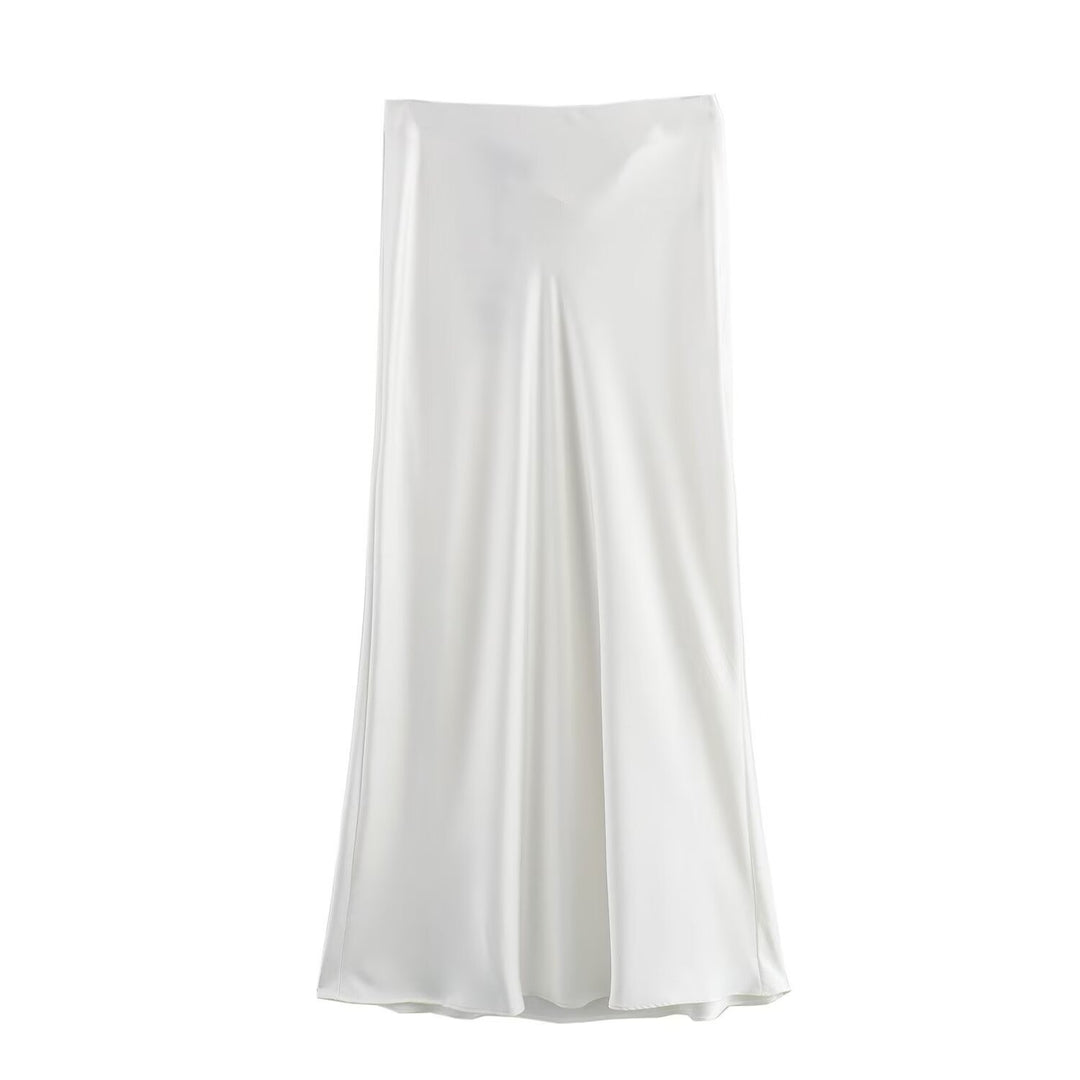 Damen langer Satinrock EB