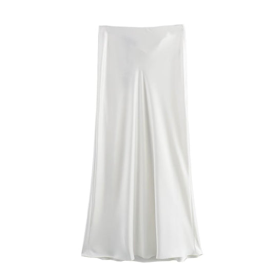 Damen langer Satinrock EB