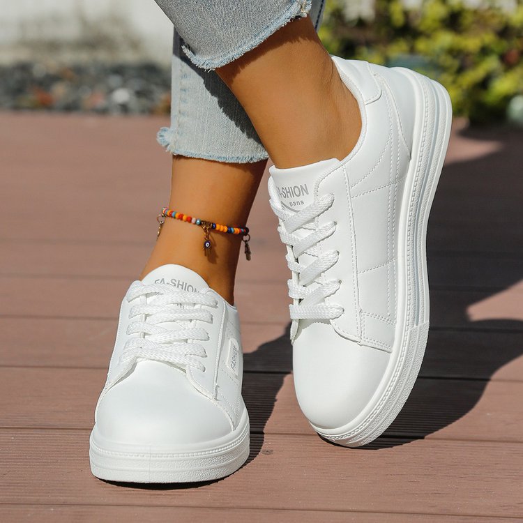Damen Sneakers mit weichem Obermaterial und bequemer Dämpfung EB