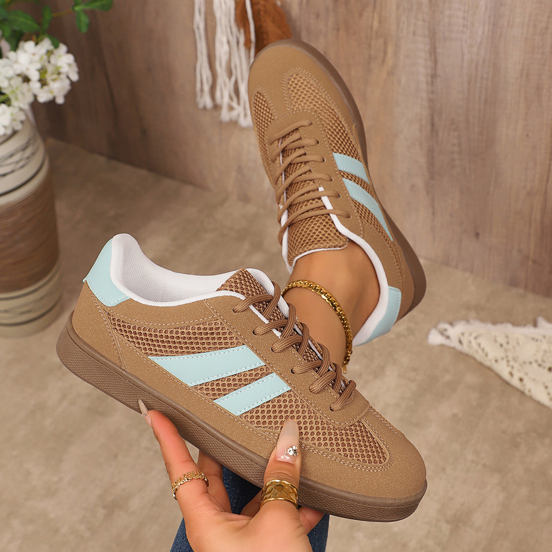 Damen Atmungsaktive Freizeitsneaker mit modischem Netzdesign EB