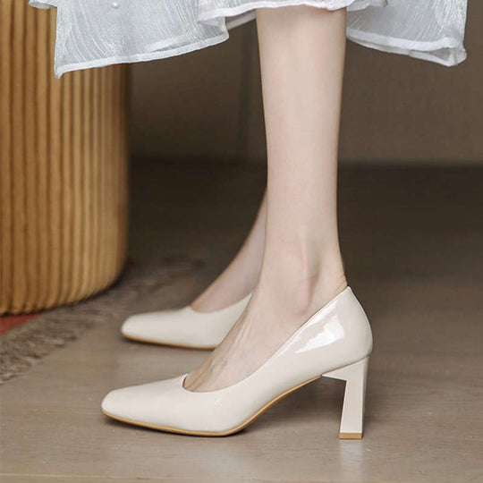 Damen Elegante und zeitgemäße Pumps mit blockierendem Absatz EB