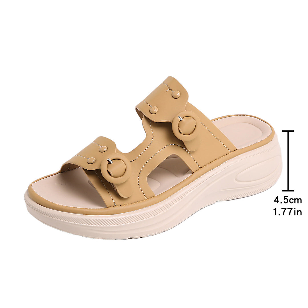Damen bequeme und stylische Sandalen mit verstellbaren Riemen EB