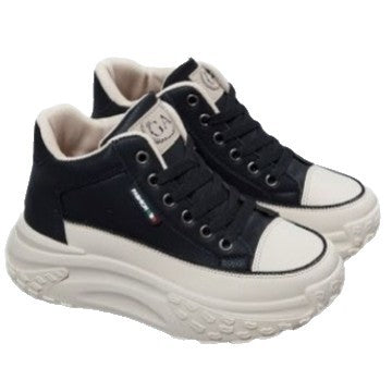 Damen Hohe Sneakers mit robustem Profil und sportlichem Design EB